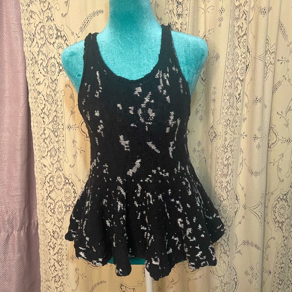 Free people: knit peplum tank